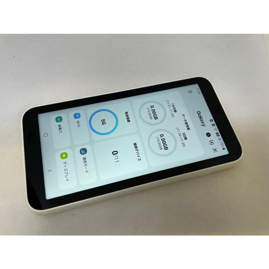 Galaxy 5G Mobile WiFi ホワイト Galaxy 5G Mobile Wi-Fi│UQ WiMAX（wifi/ルーター）【公式】