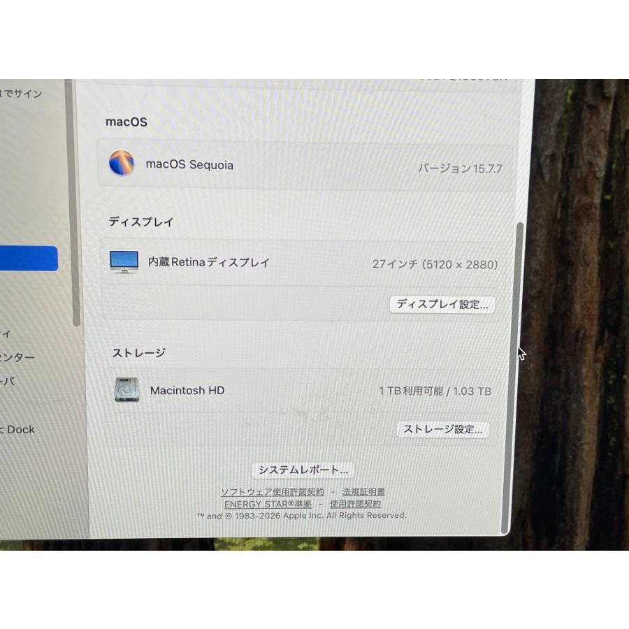 ☆送料無料☆ジャンク☆iMac A2115☆シルバー☆0071280003384☆SYS☆07