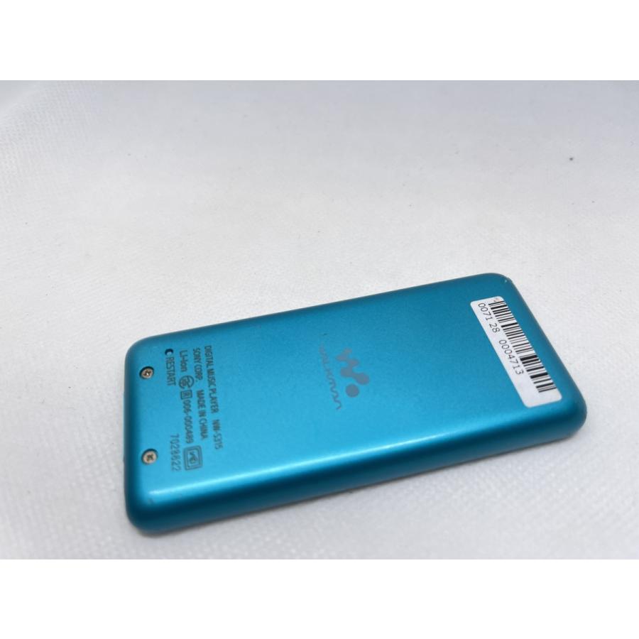 ☆送料無料☆ジャンク☆SONY WALKMAN ウォークマン NW-S315☆ブルー