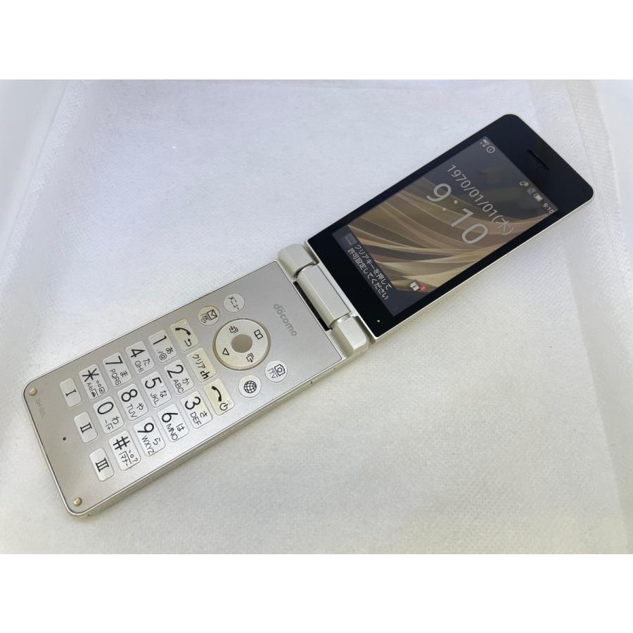 ☆送料無料☆ジャンク☆docomo☆AQUOS ケータイ SH-02L☆ゴールド