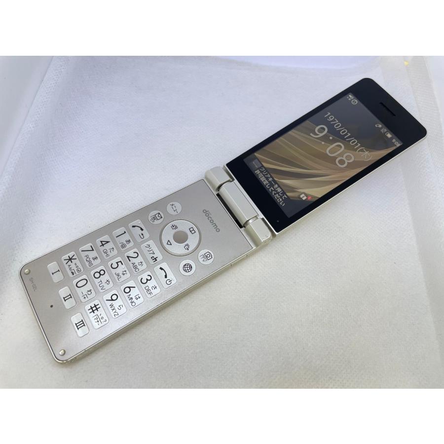 ☆送料無料☆ジャンク☆docomo☆AQUOS ケータイ SH-02L☆ゴールド