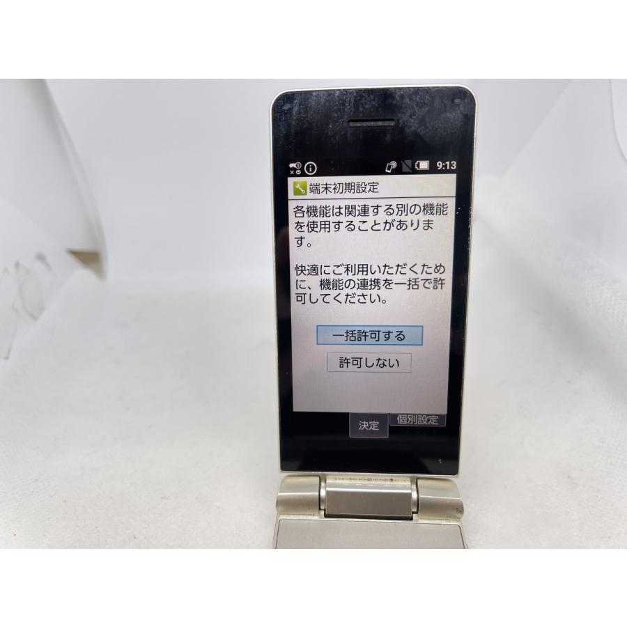 ☆送料無料☆docomo☆AQUOS ケータイ SH-02L☆ゴールド☆0075280000237