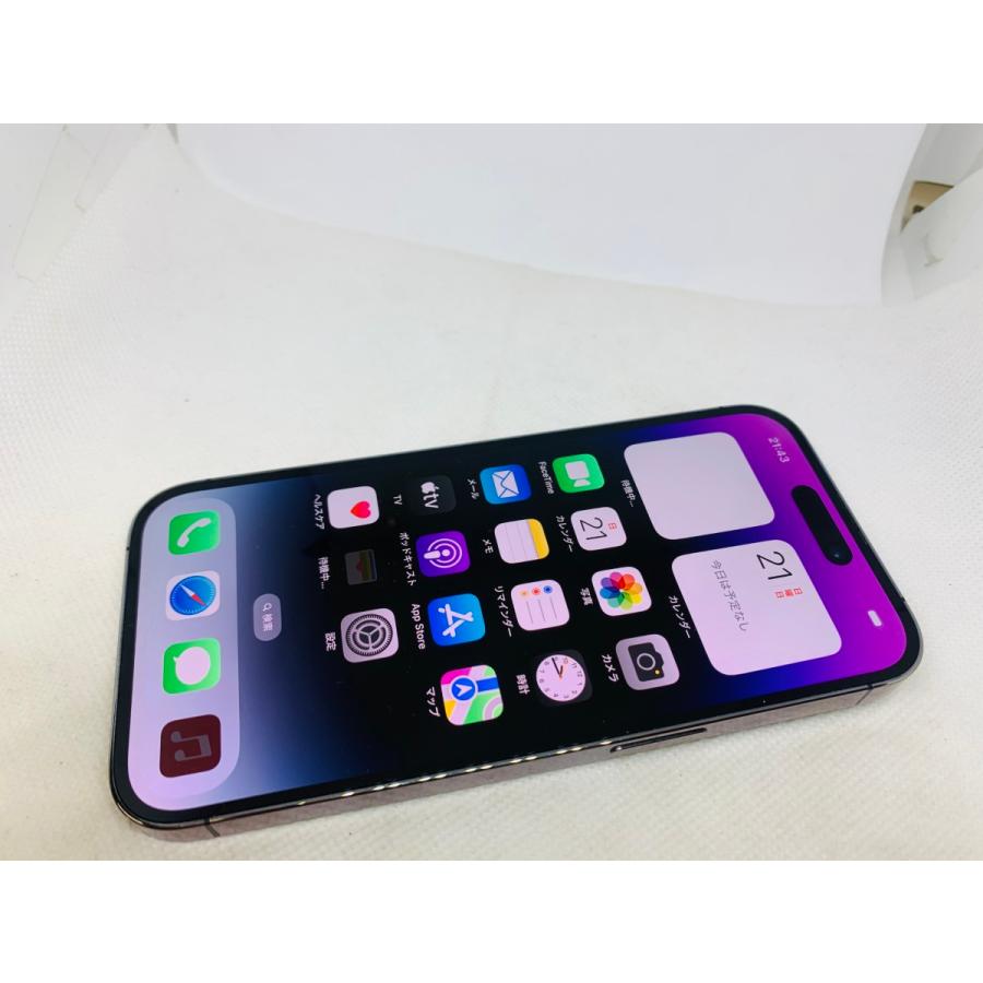 ☆送料無料☆ジャンク☆iPhone14 Pro 128GB☆パープル☆0080280005074