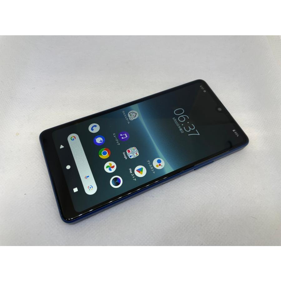 ☆送料無料☆良品☆au☆Xperia Ace III SOG08☆ブルー☆0080280011203