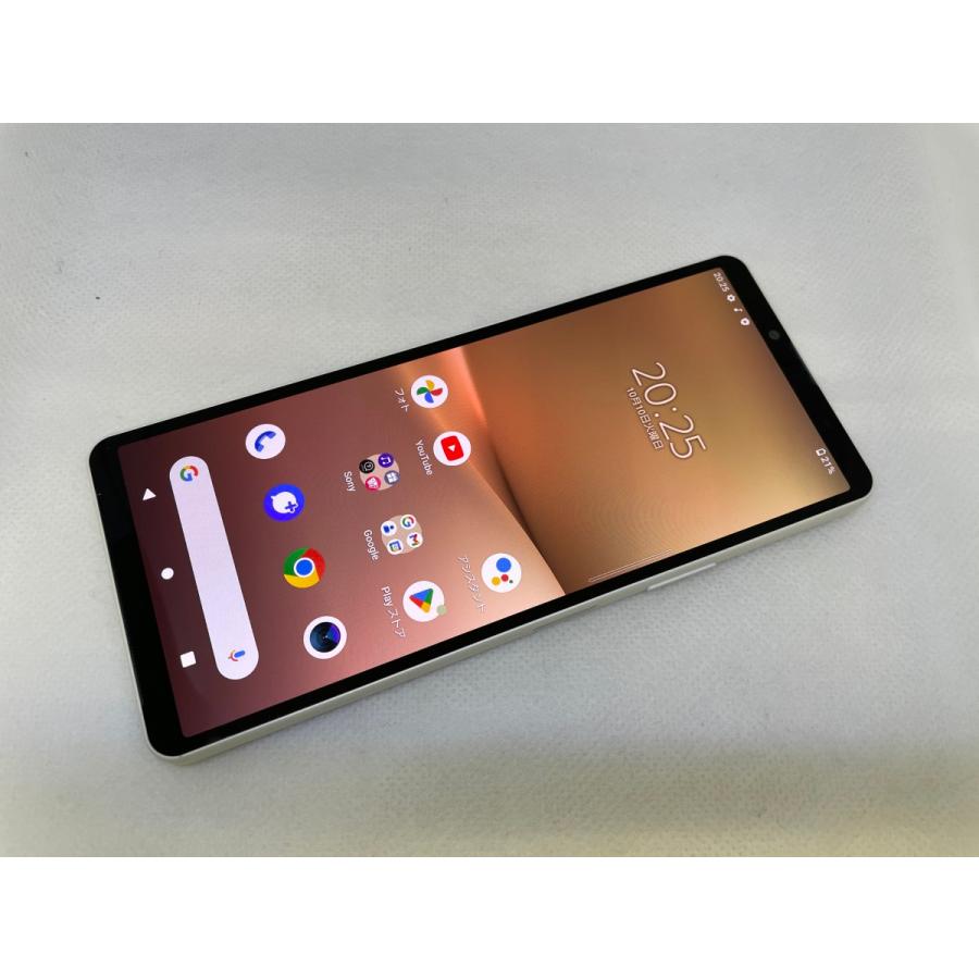 ☆送料無料☆美品☆au☆Xperia 10 V SOG11☆ホワイト☆0080280011893
