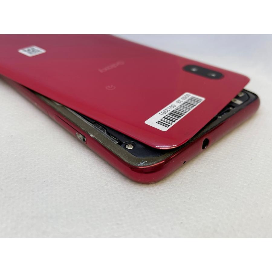 ☆送料無料☆ジャンク☆au☆Galaxy A20 SCV46☆レッド☆0080280012991