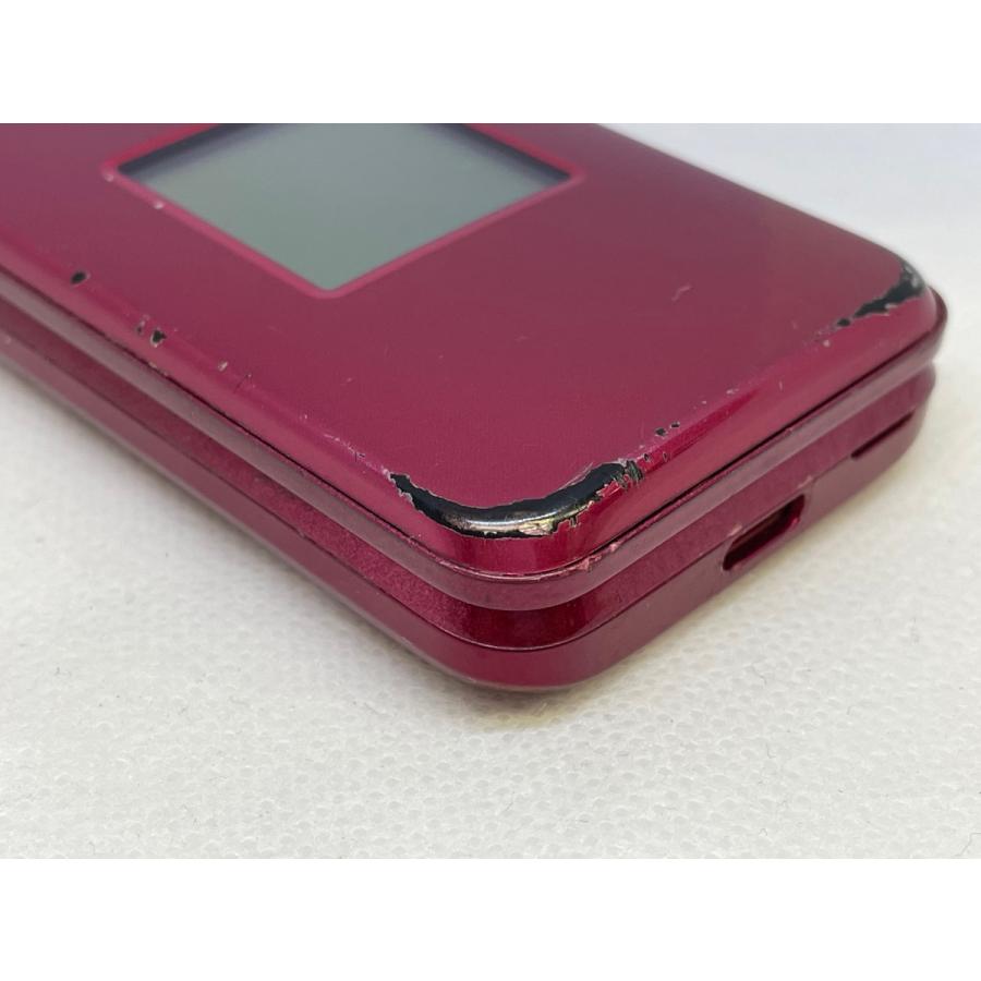 かんたんケータイライト　KYF43 ワインレッド 美品 かんたんケータイ ライト KYF43 ワインレッド スマホ 白ロム 本体