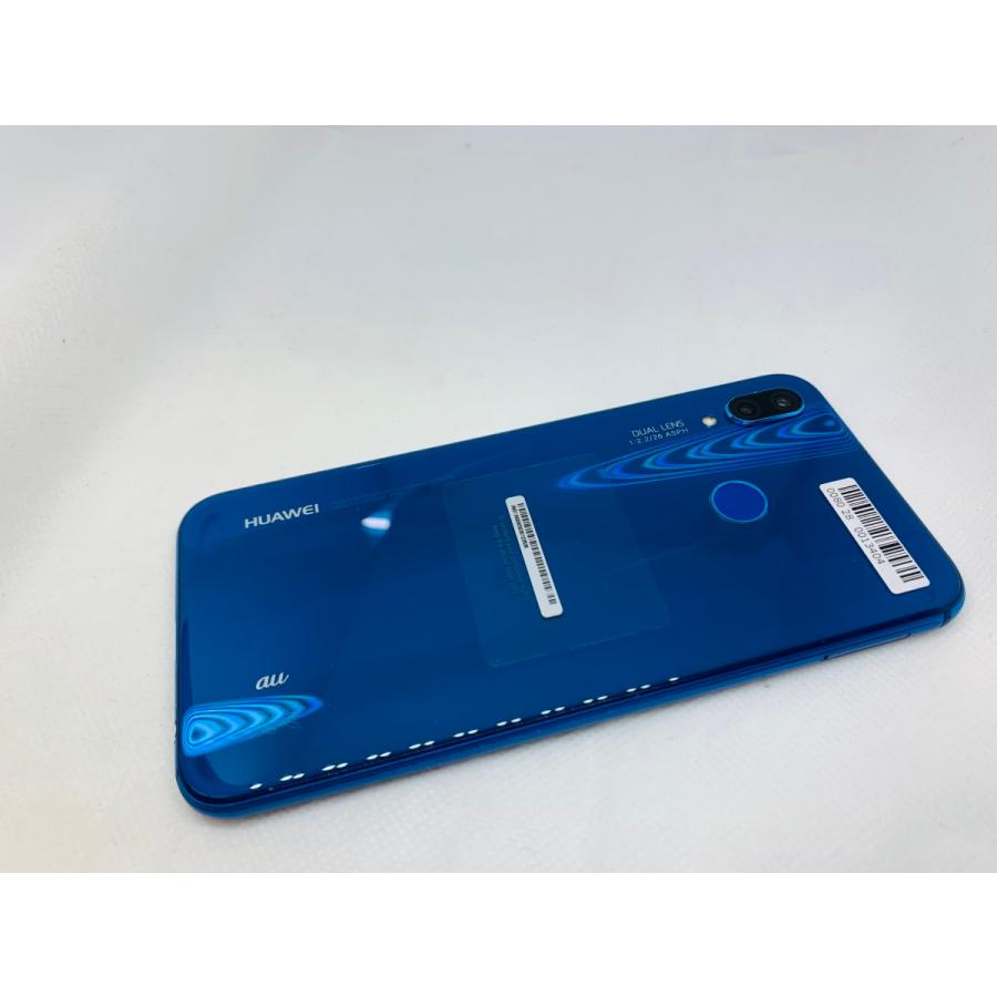 ☆送料無料☆美品☆au☆HUAWEI P20 lite HWV32☆ブルー☆0080280013404