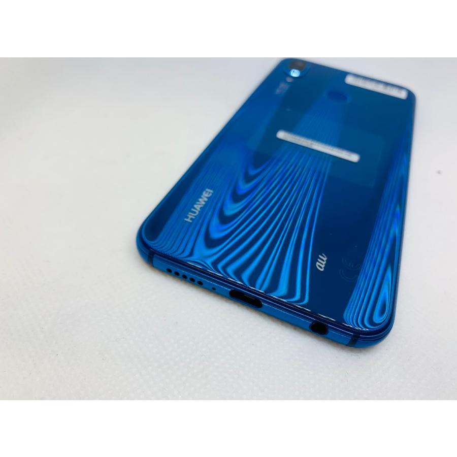 ☆送料無料☆美品☆au☆HUAWEI P20 lite HWV32☆ブルー☆0080280013404