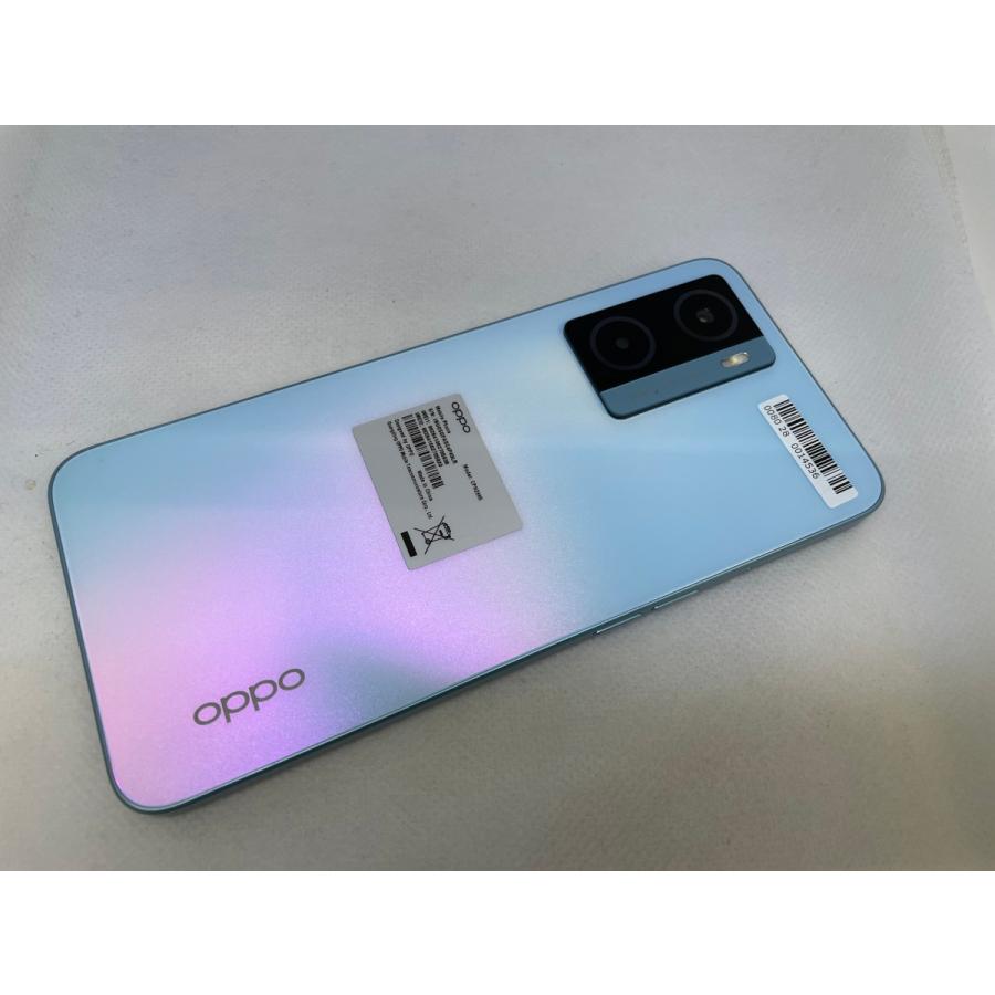 スマートフォン・携帯電話 OPPO A77 CPH2385 ブルー 本体 美品