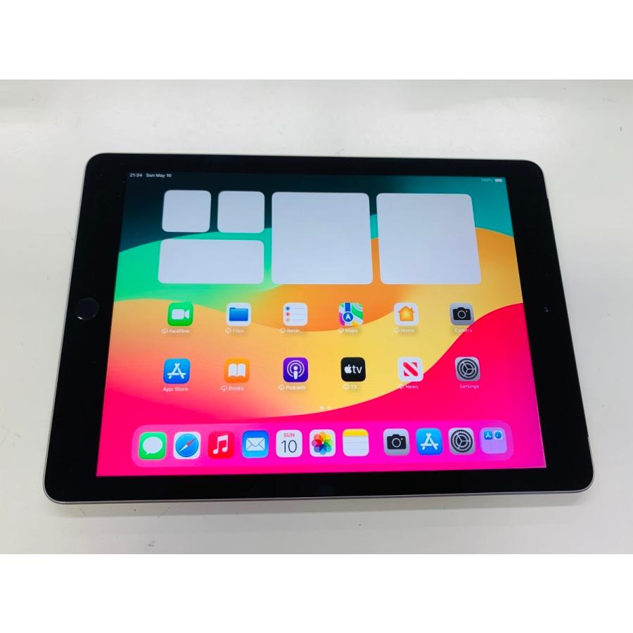 ☆送料無料☆良品☆au☆iPad 第6世代 Wi-Fi+Cellular 32GB☆グレイ