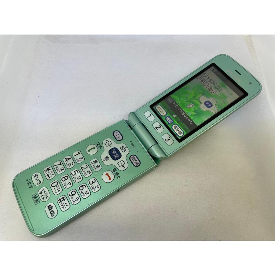 docomo 富士通 ガラケー F-02J 管理21 富士通 らくらくホン F-02J