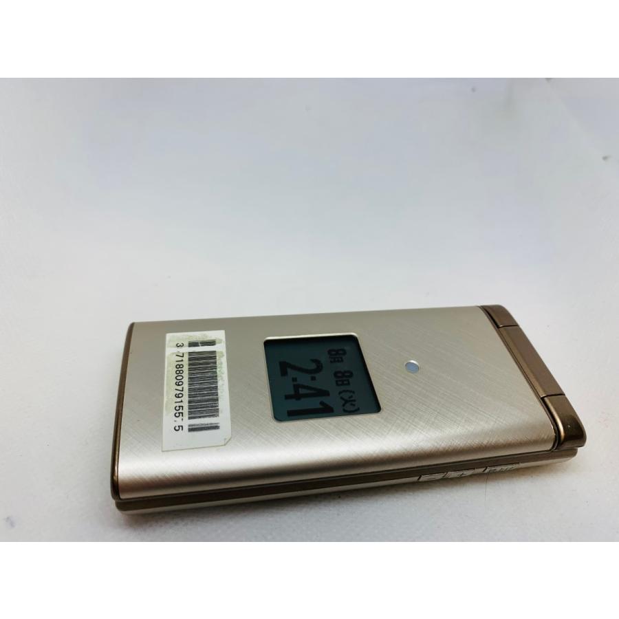☆送料無料☆au☆かんたんケータイ KYF38☆ゴールド☆0080280016847