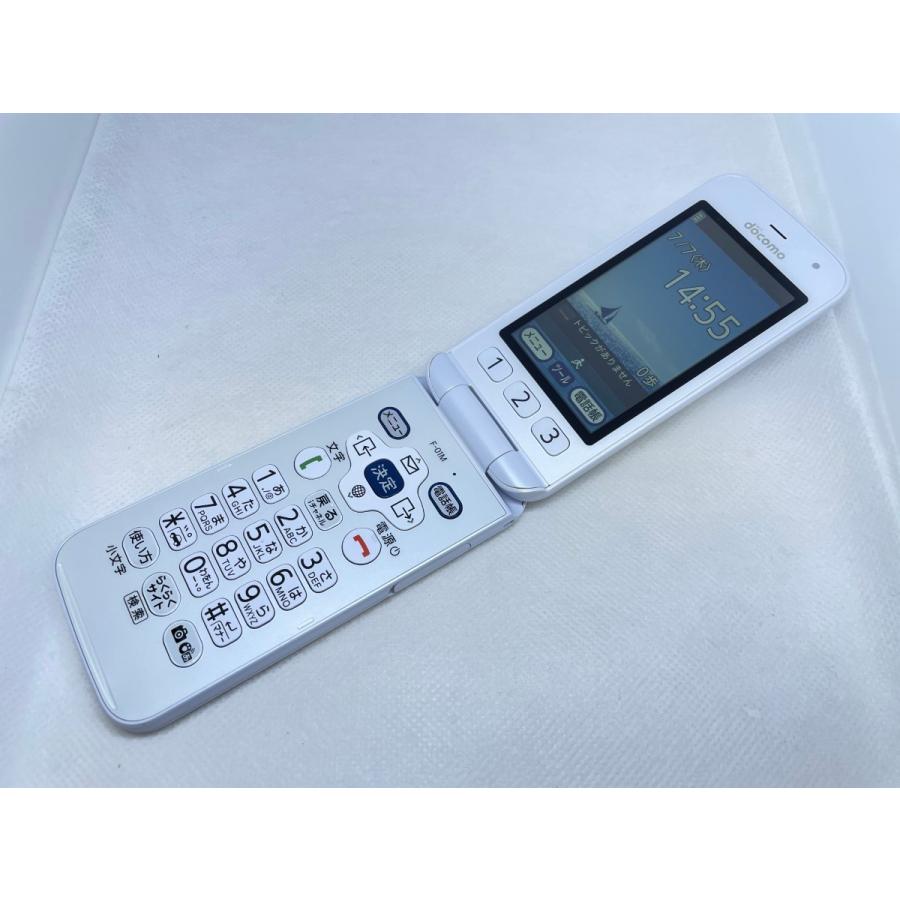 ☆送料無料☆docomo☆らくらくホン F-01M☆ホワイト☆0080280018578