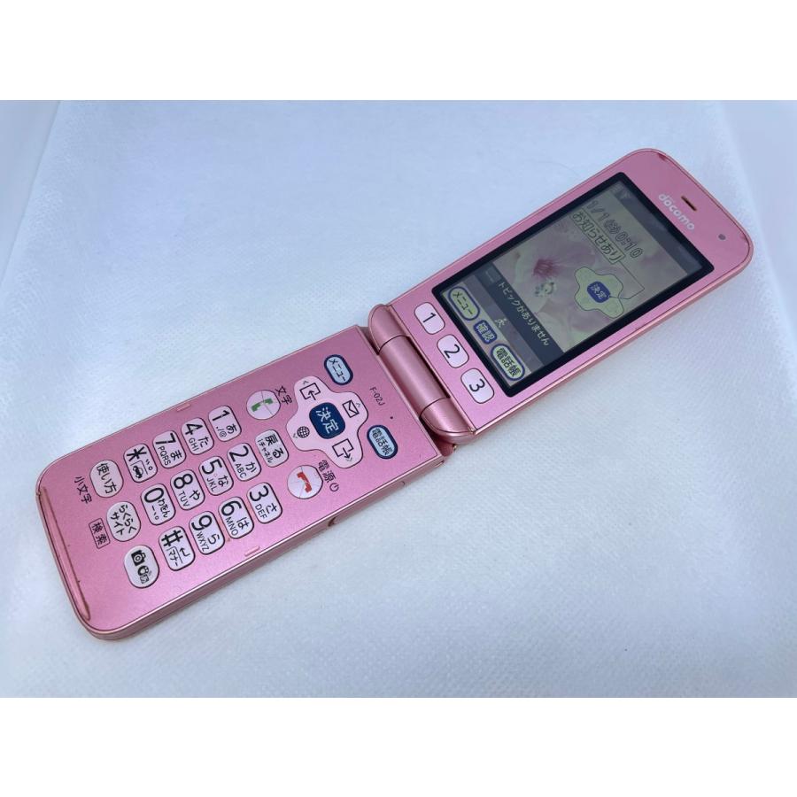 ☆送料無料☆ジャンク☆docomo☆らくらくホン F-02J☆ピンク