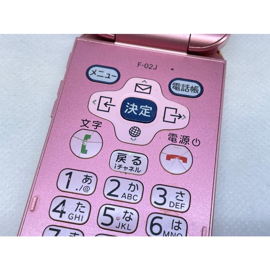 ☆送料無料☆ジャンク☆docomo☆らくらくホン F-02J☆ピンク