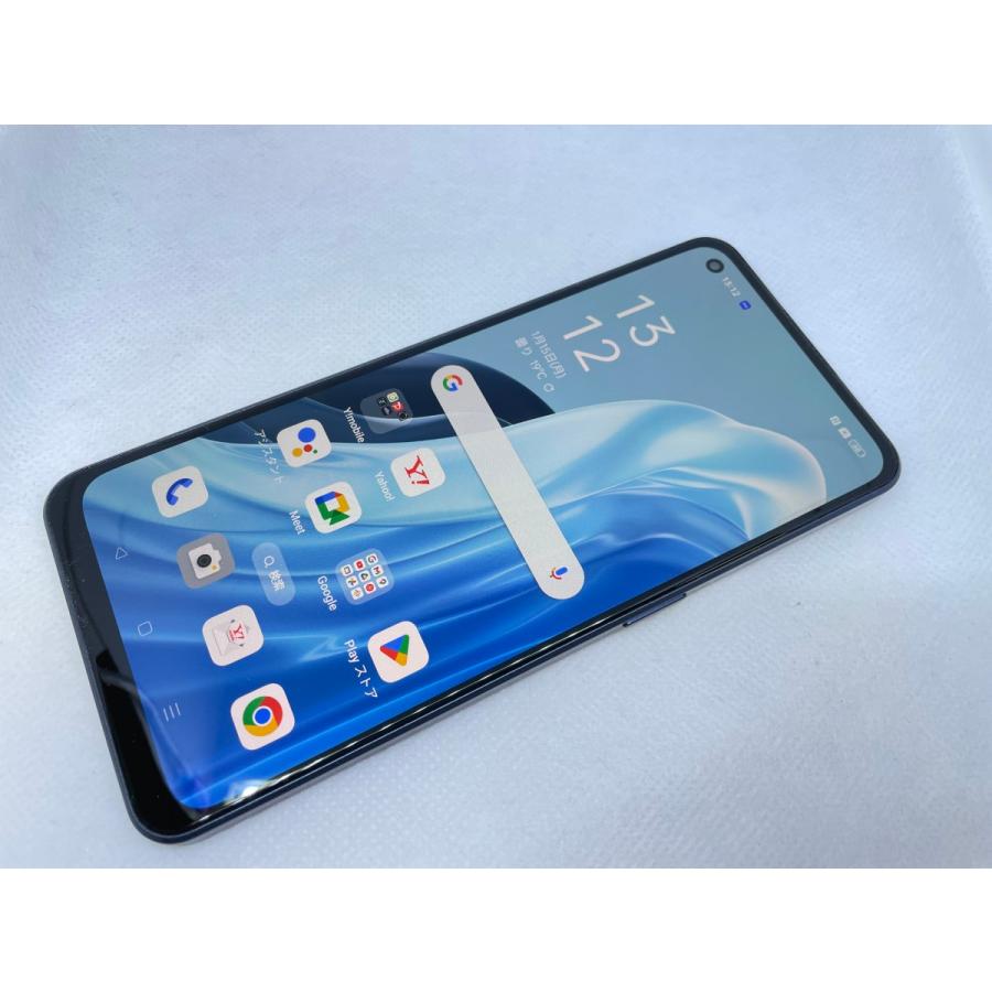 ☆送料無料☆良品☆SoftBank☆OPPO Reno7 A A201OP☆ブルー