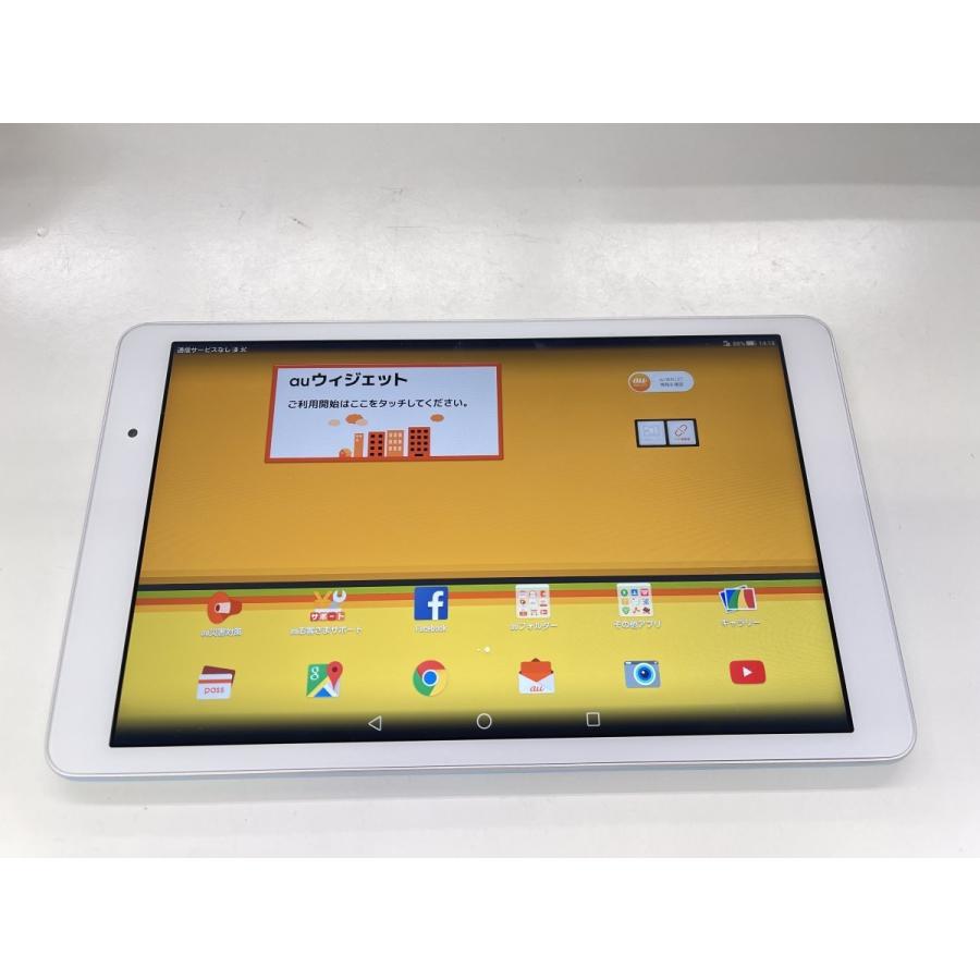 ☆送料無料☆美品☆au☆Qua tab 02 HWT31☆ブルー☆0080280020332☆SYS