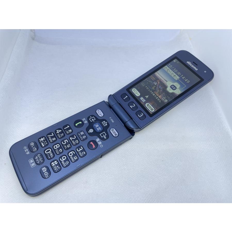 ☆送料無料☆美品☆docomo☆らくらくホン F-01M☆ブルー