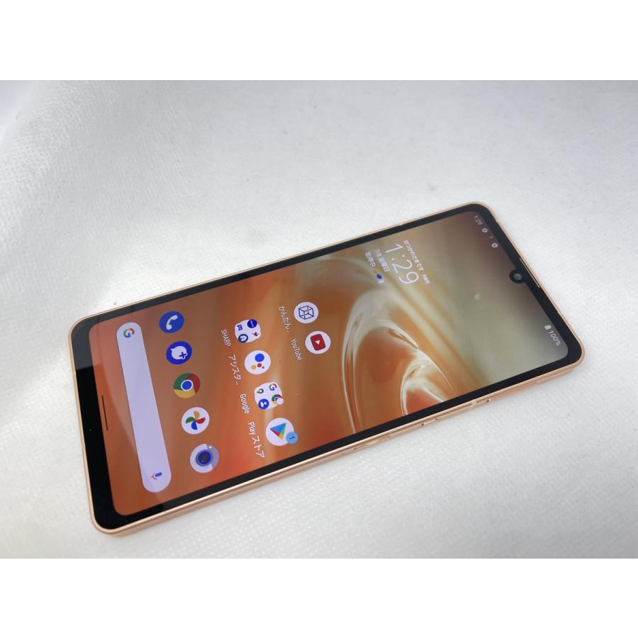 ☆送料無料☆ジャンク☆au☆AQUOS sense6s SHG07☆ゴールド 