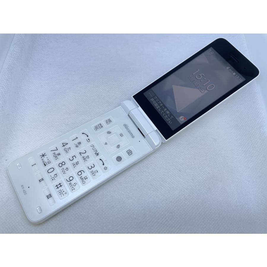 ☆送料無料☆良品☆docomo☆DIGNO KY-42C☆ホワイト☆0080280021484