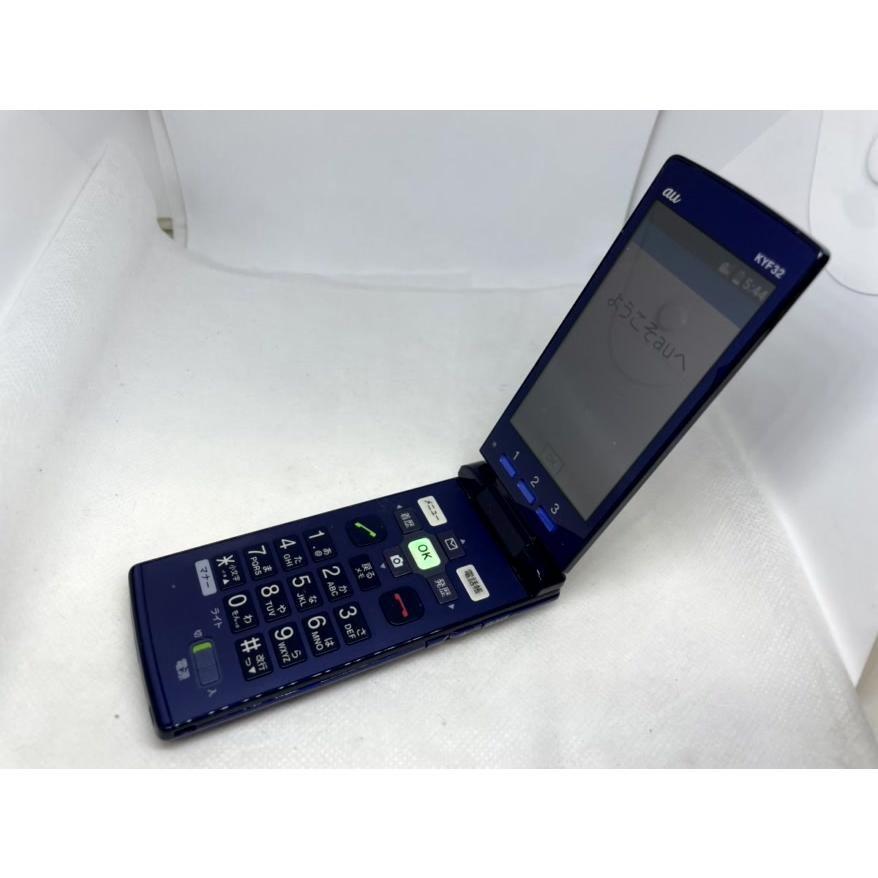 ☆送料無料☆au☆かんたんケータイ KYF32☆ブルー☆0080280021553☆SYS
