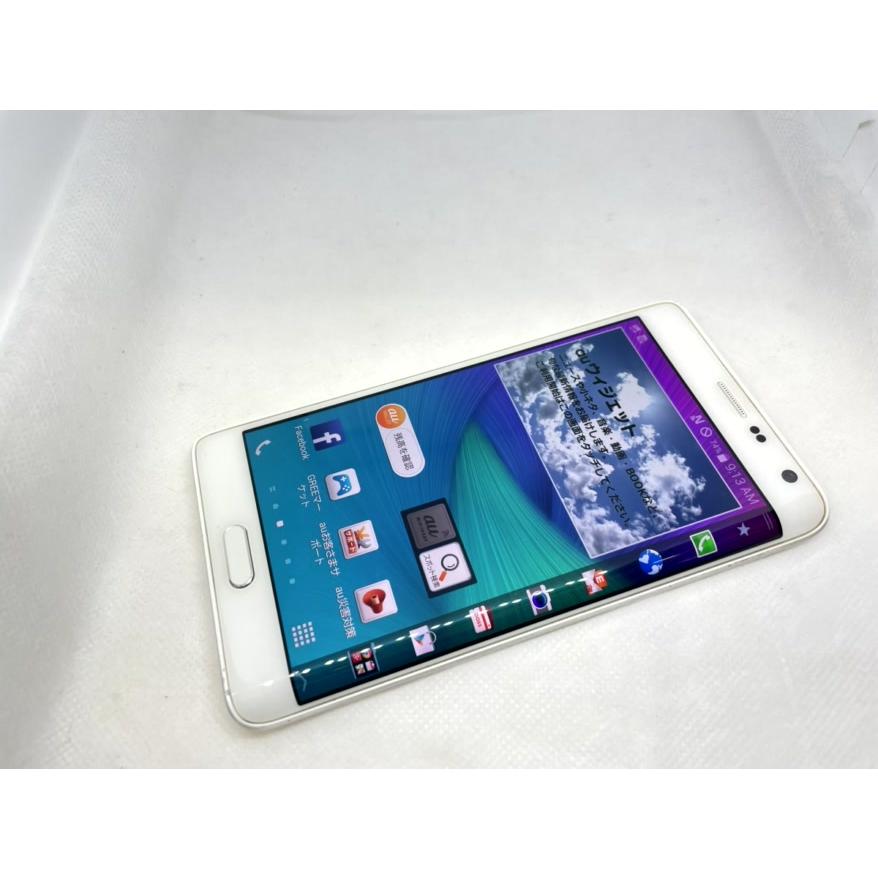 u*8様 美品　GALAXY Note Edge SCL24　ギャラクシー ☆送料無料☆au☆GALAXY Note Edge SCL24☆ホワイト☆0080280021655