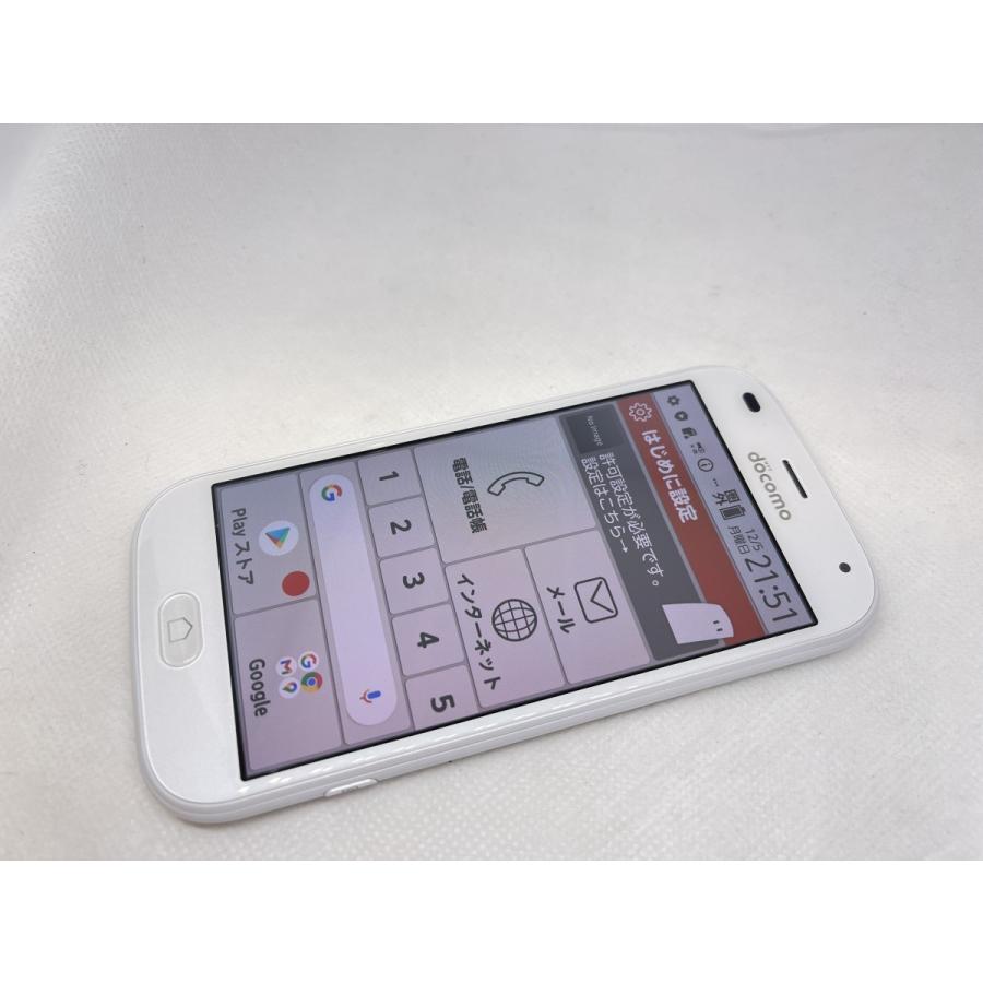 ☆送料無料☆美品☆docomo☆らくらくスマートフォン F-42A☆ホワイト