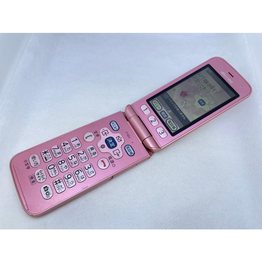 ☆送料無料☆ジャンク☆docomo☆らくらくホン F-02J☆ピンク
