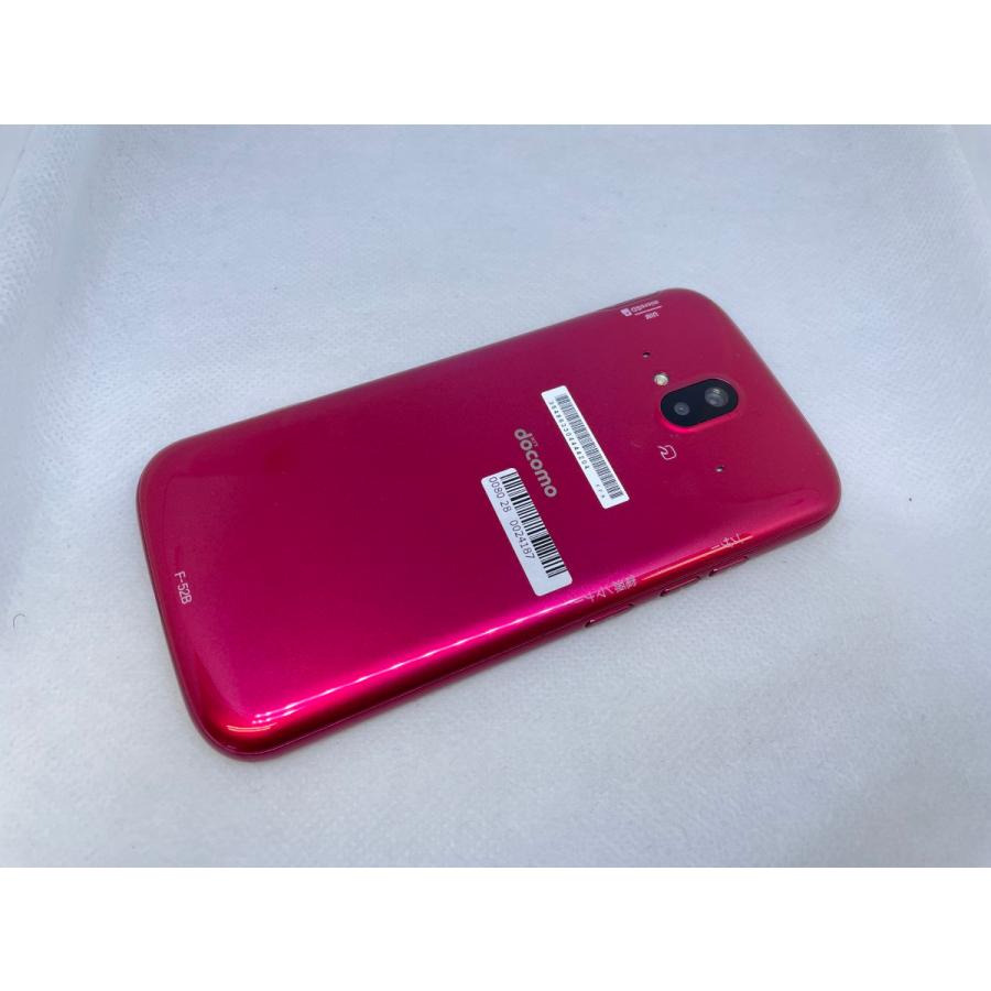 美品 docomo らくらくスマートフォン F-52B 本体 レッド ☆送料無料☆良品☆docomo☆らくらくスマートフォン F-52B☆レッド