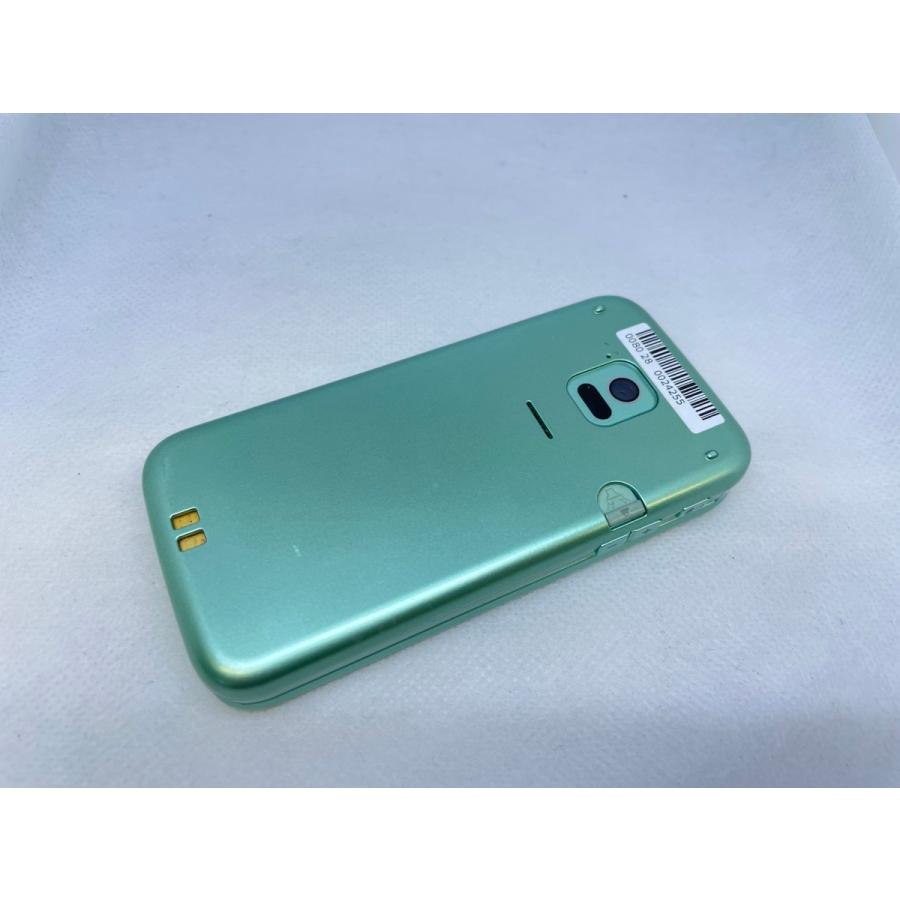 ☆送料無料☆ジャンク☆docomo☆らくらくホン F-02J☆グリーン