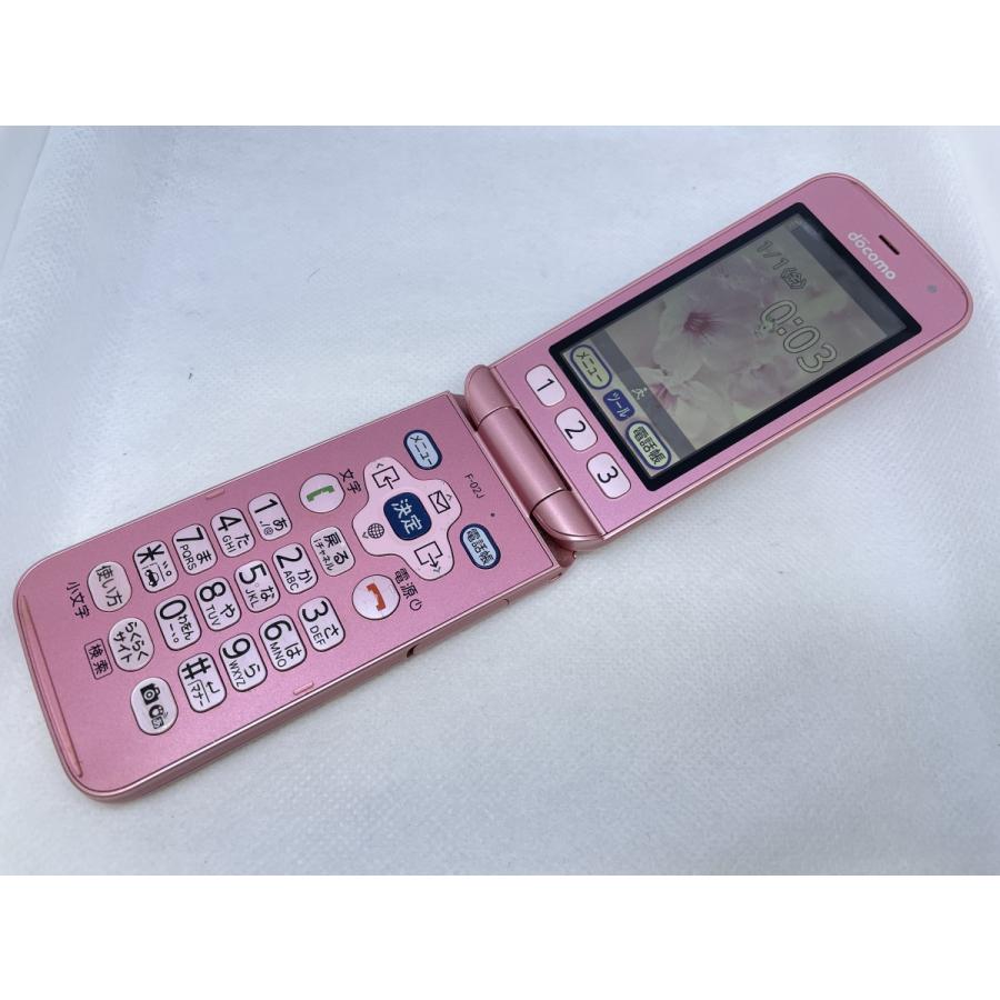 ☆送料無料☆ジャンク☆docomo☆らくらくホン F-02J☆ピンク