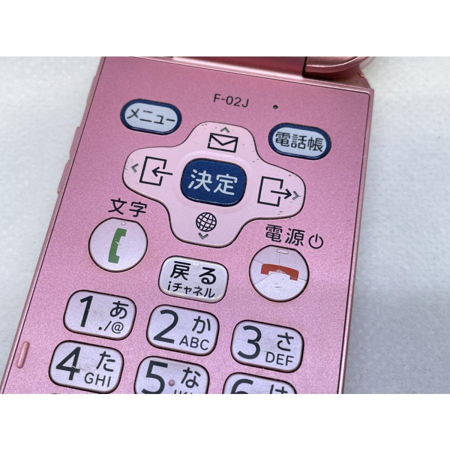 ☆送料無料☆ジャンク☆docomo☆らくらくホン F-02J☆ピンク