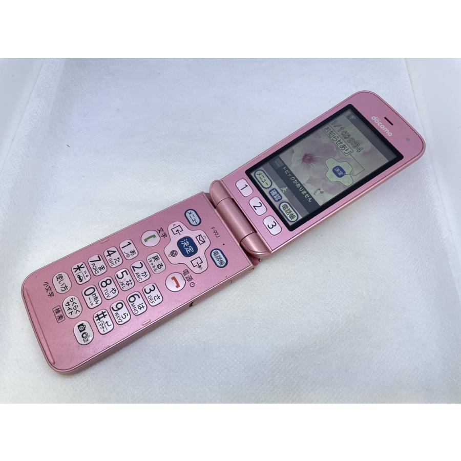 ☆送料無料☆ジャンク☆docomo☆らくらくホン F-02J☆ピンク
