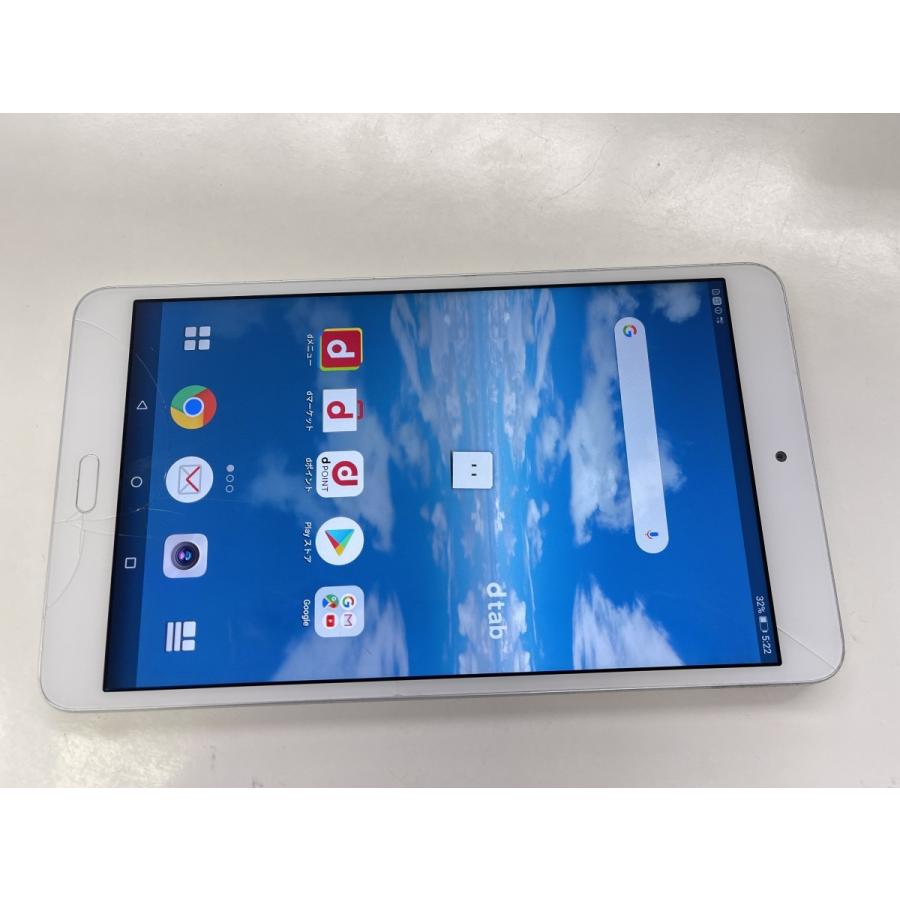 docomo dtab タブレット　ジャンク ☆送料無料☆ジャンク☆docomo☆dtab Compact d-02K☆シルバー