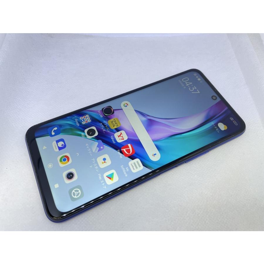 ☆送料無料☆良品☆SoftBank☆Redmi Note 10T☆ブルー☆0080290000076