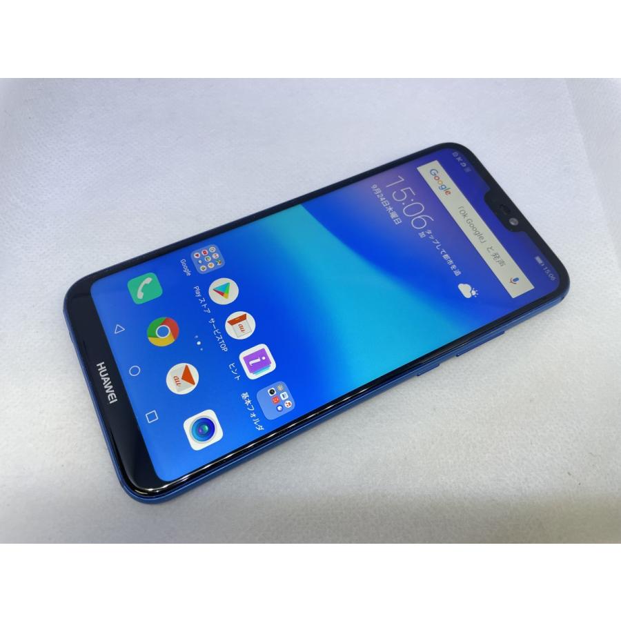 ☆送料無料☆ジャンク☆au☆HUAWEI P20 lite HWV32☆ブルー