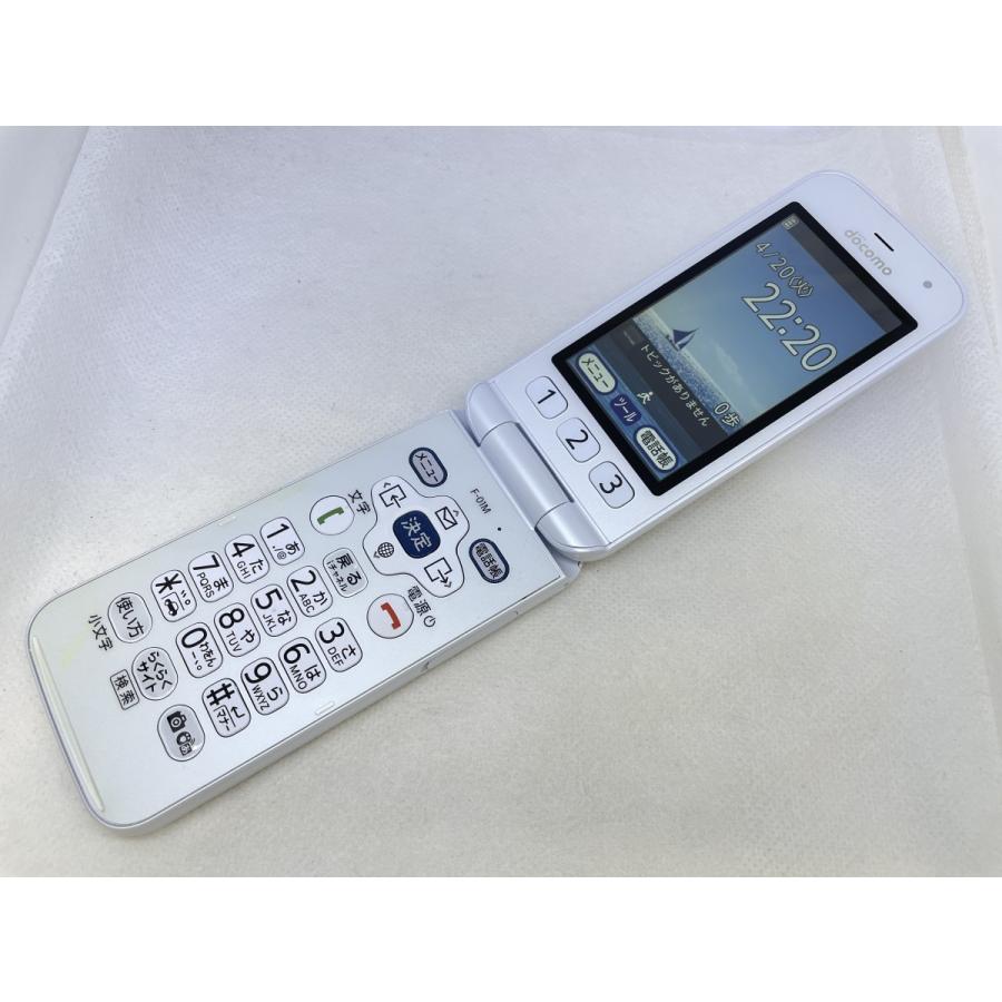 ☆送料無料☆docomo☆らくらくホン F-01M☆ホワイト☆0080290002927