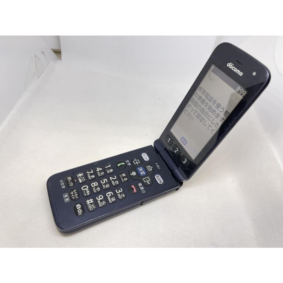 NTT docomo らくらくホン F-02J 本体 2台セット ☆送料無料☆ジャンク☆docomo☆らくらくホン F-02J☆ブラック