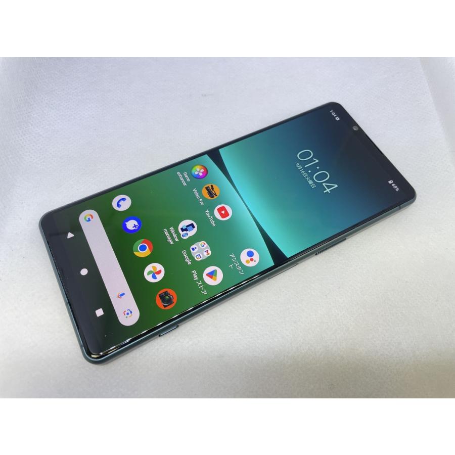 ☆送料無料☆良品☆au☆Xperia 5 IV SOG09☆ブルー☆0080290004842