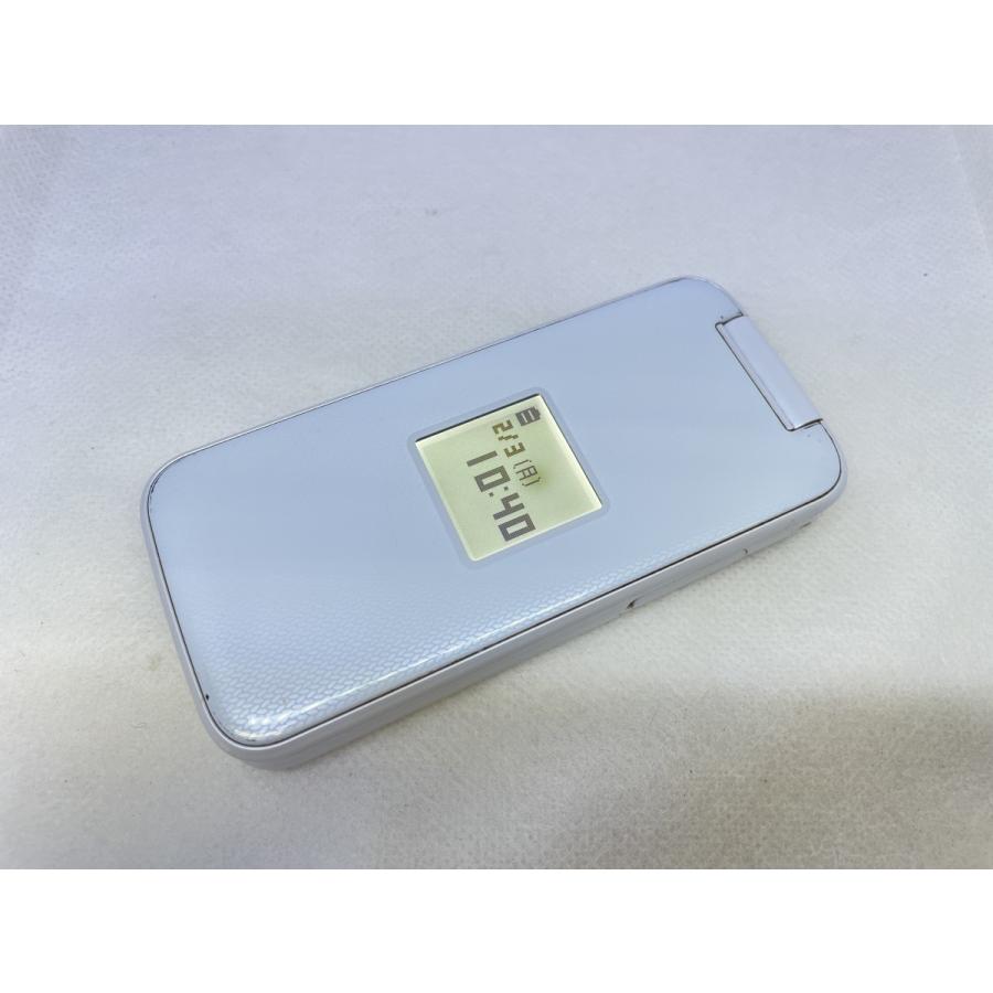 【美品】docomo らくらくホン F-01M ホワイト ☆送料無料☆ジャンク☆docomo☆らくらくホン F-01M☆ホワイト