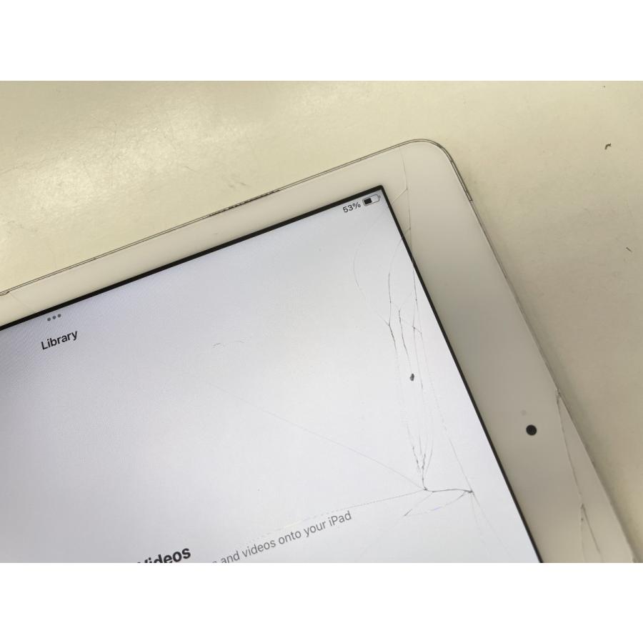 iPad 第７世代ホワイト 歪み有り ☆送料無料☆ジャンク☆au☆iPad 第6世代 Wi-Fi+Cellular 32GB