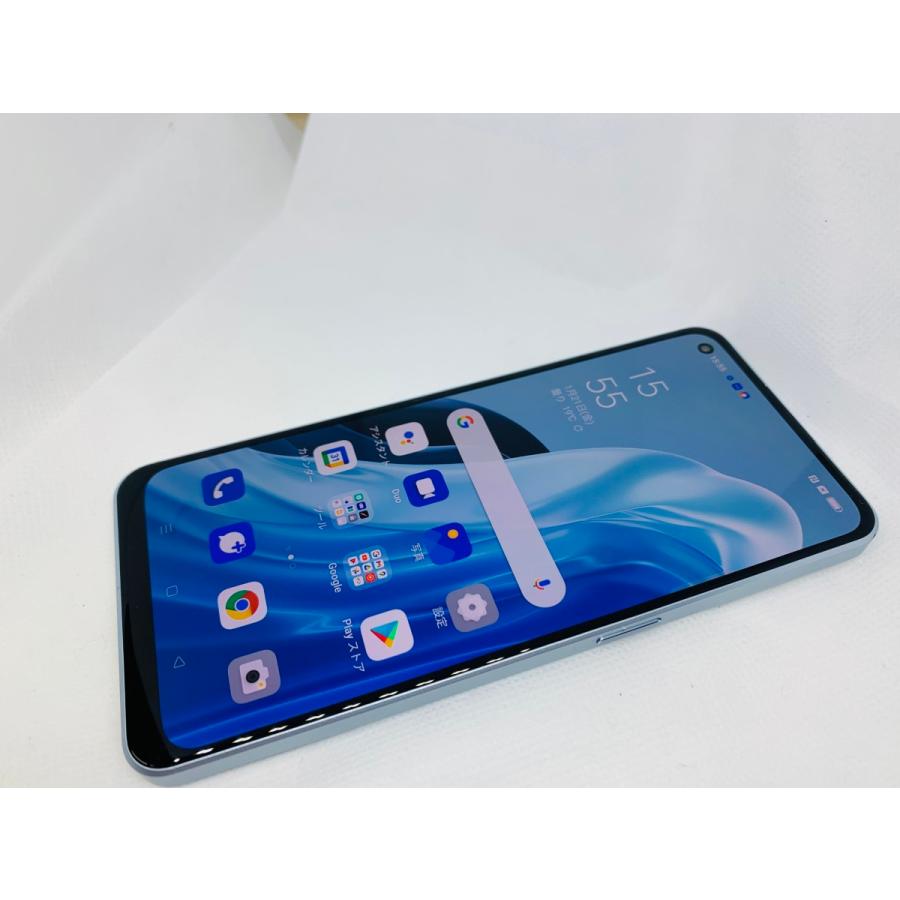 ☆送料無料☆ジャンク☆au☆OPG04 OPPO Reno 7 A☆ブルー 
