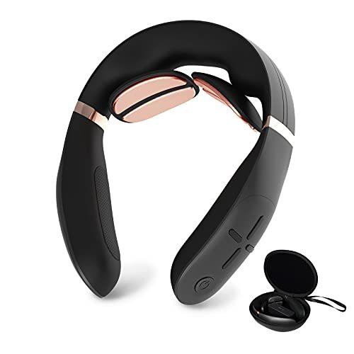リアル Heatneck B 01 誕生日プレゼント 男性 ゲーマーに最適 Usb充電式 音声ガイダンス 軽量 静音 コードレス 温熱機能 Ems リラクゼーション器 Love Tech 健康家電 Zenan Ca
