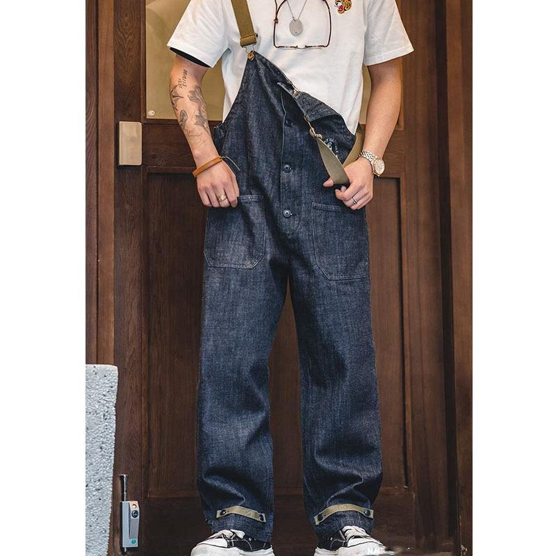 【美品】キャリー　デニム　オーバーオール　サロペット　真鍮　アメカジ　ルード 美品】キャリー デニム オーバーオール サロペット 真鍮