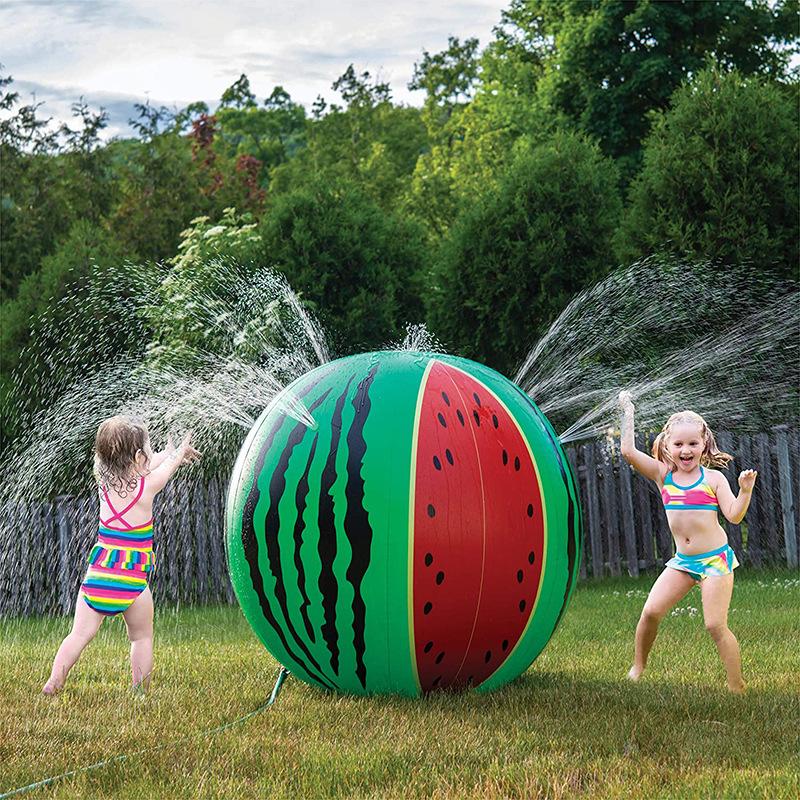 スイカ 水遊び 大きい 子供 噴水風船 60cm インスタ映え Sns キッズ 子供用 庭 公園 プール 海 ビーチボール 海水浴 目立つ おもしろ オシャレ Watermelontube 雅美良品 通販 Yahoo ショッピング