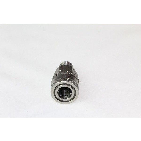 ワンタッチカプラー 1/4メス(1/4オスネジ)ステンレス製 ワンタッチカプラー 1/4メス(1/4オスネジ)ステンレス製