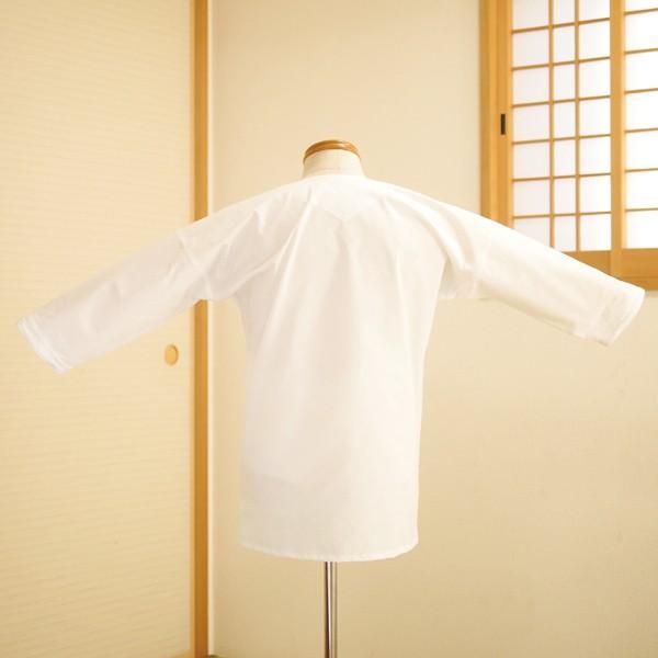 間瀬織布工場オリジナル 手ぬぐい柄入り 鯉口シャツ 3Lサイズ 綿