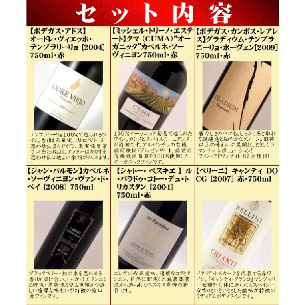 酒宝庫MASHIMO ベストコレクション6本入 赤ワインセット 送料無料 |  | 02