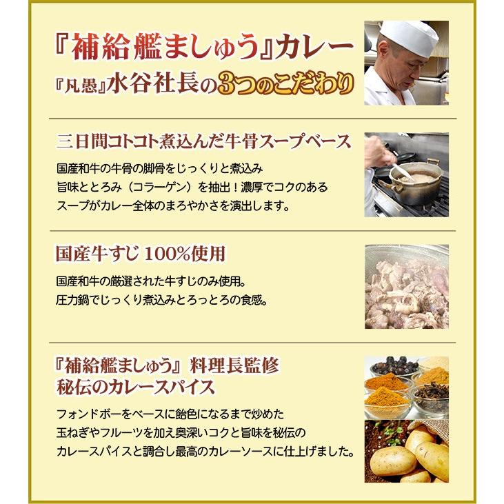 海上自衛隊 補給艦ましゅうのとろとろ牛すじカレー レトルト 200g×3食入り 1箱 単品 海自カレー 海軍カレー ビーフカレー レトルトカレー ご当地 土産 まいづ |  | 05